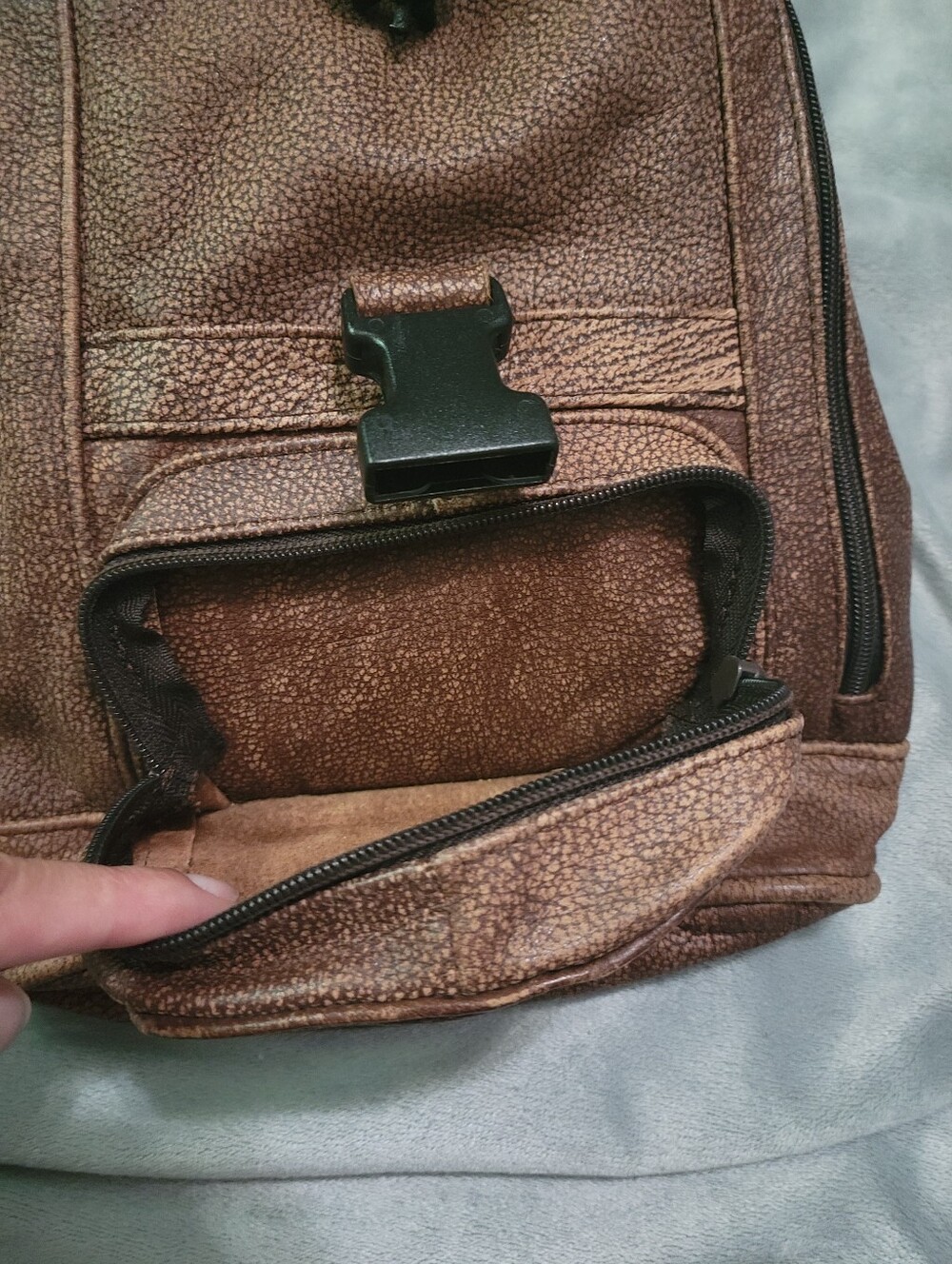 Leather Mini Backpack - Picture 7 of 10
